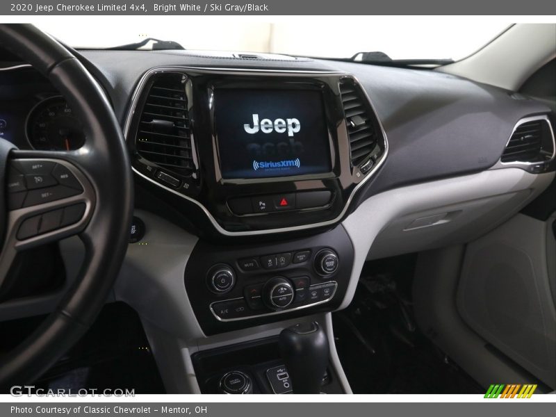 Bright White / Ski Gray/Black 2020 Jeep Cherokee Limited 4x4