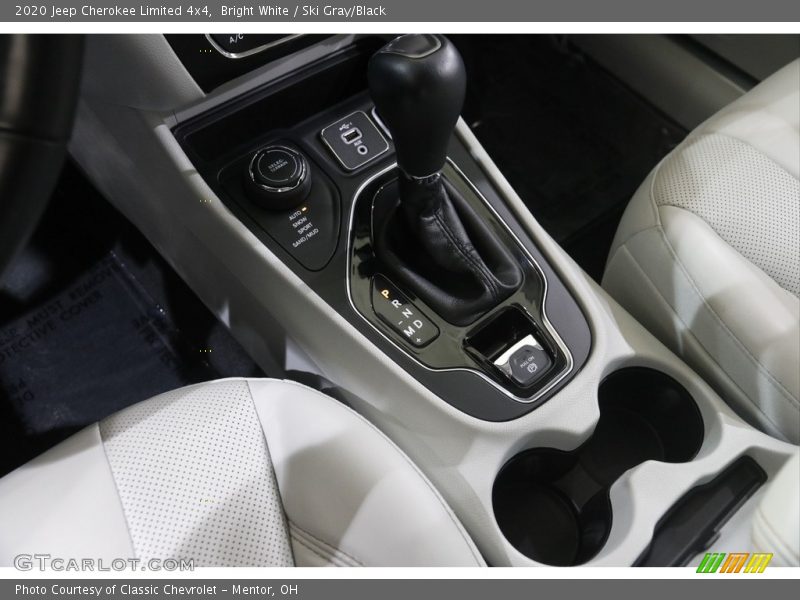 Bright White / Ski Gray/Black 2020 Jeep Cherokee Limited 4x4