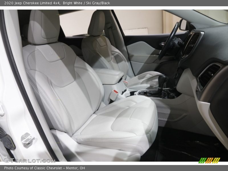 Bright White / Ski Gray/Black 2020 Jeep Cherokee Limited 4x4