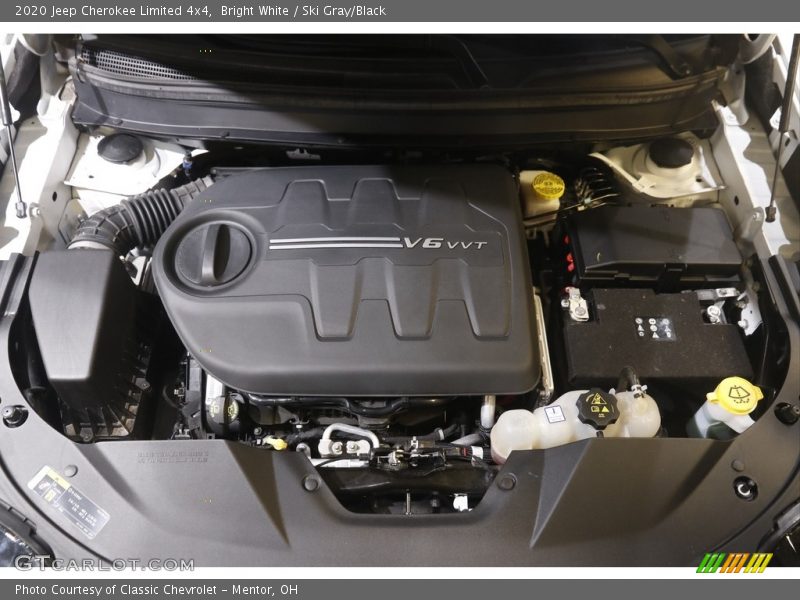 Bright White / Ski Gray/Black 2020 Jeep Cherokee Limited 4x4