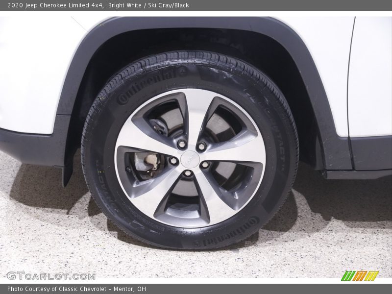 Bright White / Ski Gray/Black 2020 Jeep Cherokee Limited 4x4
