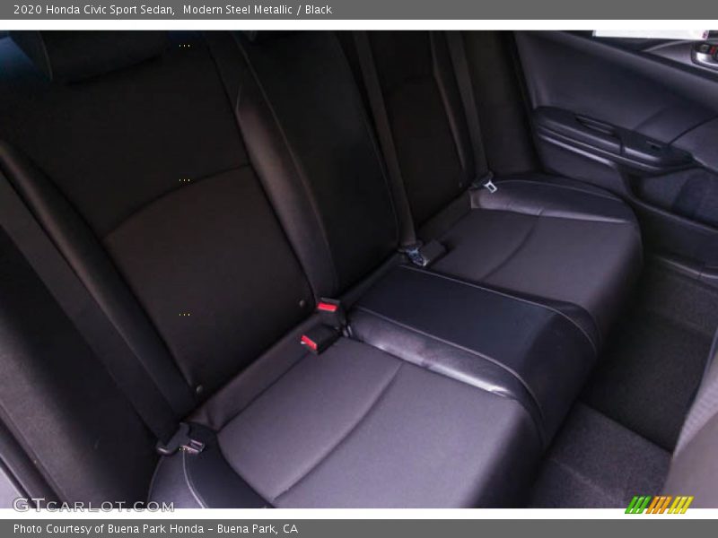 Modern Steel Metallic / Black 2020 Honda Civic Sport Sedan