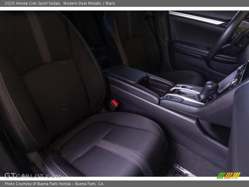 Modern Steel Metallic / Black 2020 Honda Civic Sport Sedan