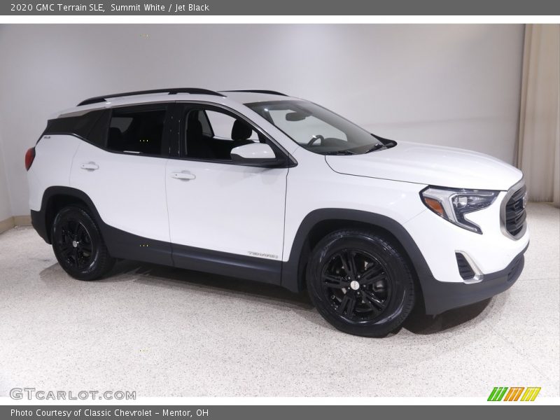 Summit White / Jet Black 2020 GMC Terrain SLE