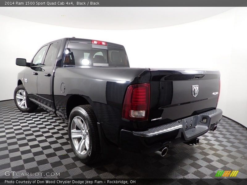 Black / Black 2014 Ram 1500 Sport Quad Cab 4x4