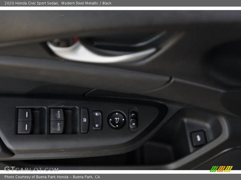 Modern Steel Metallic / Black 2020 Honda Civic Sport Sedan