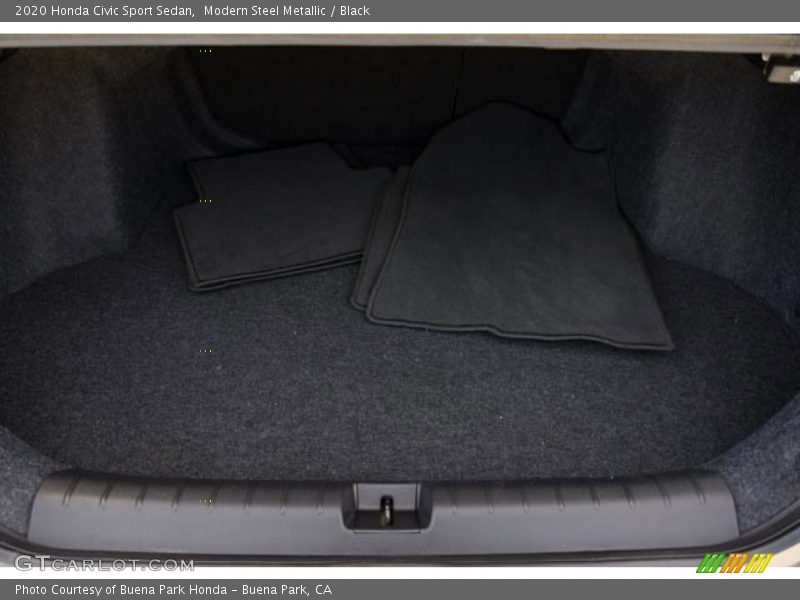 Modern Steel Metallic / Black 2020 Honda Civic Sport Sedan