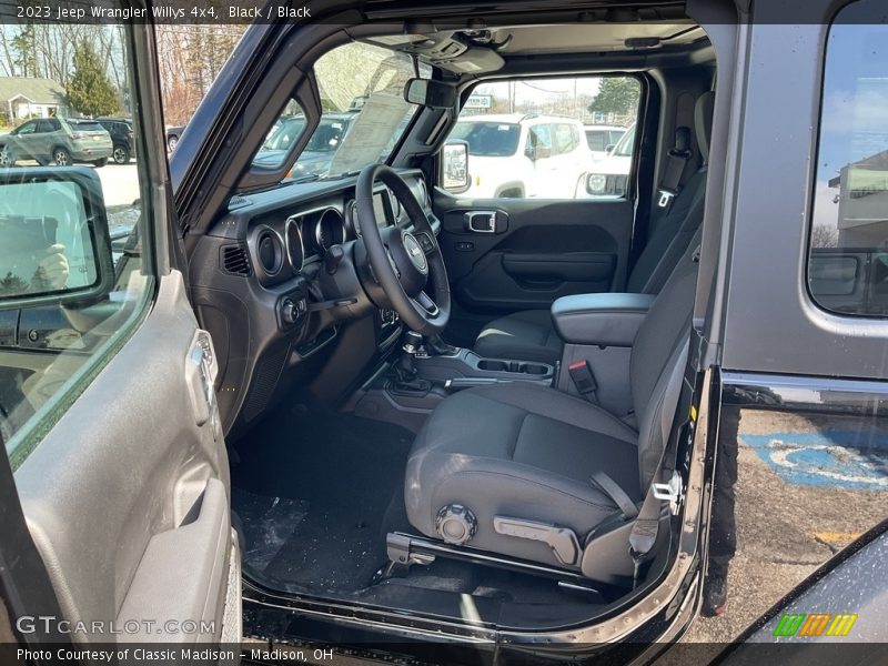 Black / Black 2023 Jeep Wrangler Willys 4x4