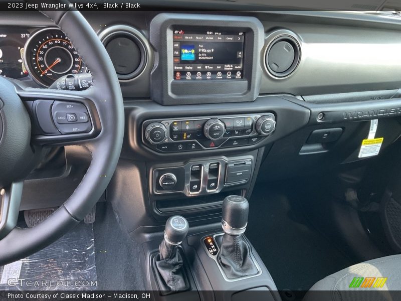 Black / Black 2023 Jeep Wrangler Willys 4x4