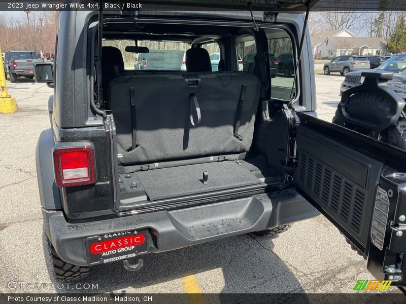 Black / Black 2023 Jeep Wrangler Willys 4x4