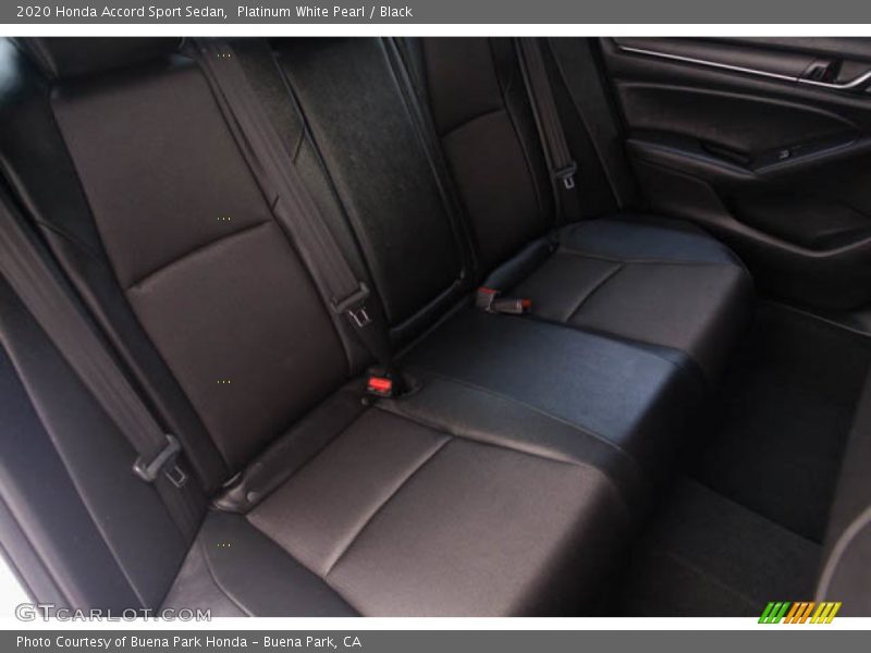 Platinum White Pearl / Black 2020 Honda Accord Sport Sedan