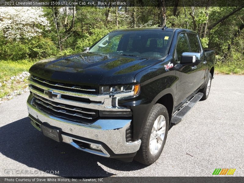 Black / Jet Black 2021 Chevrolet Silverado 1500 LTZ Crew Cab 4x4