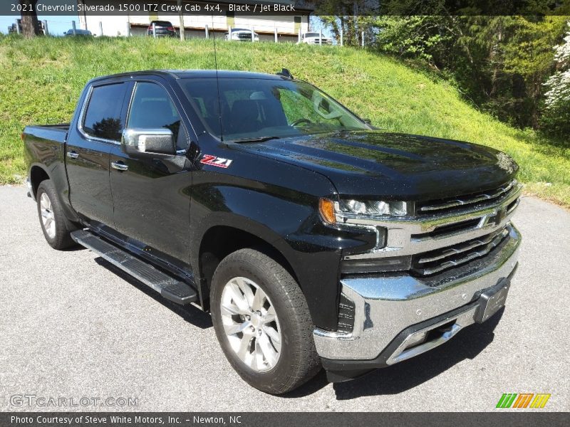 Black / Jet Black 2021 Chevrolet Silverado 1500 LTZ Crew Cab 4x4