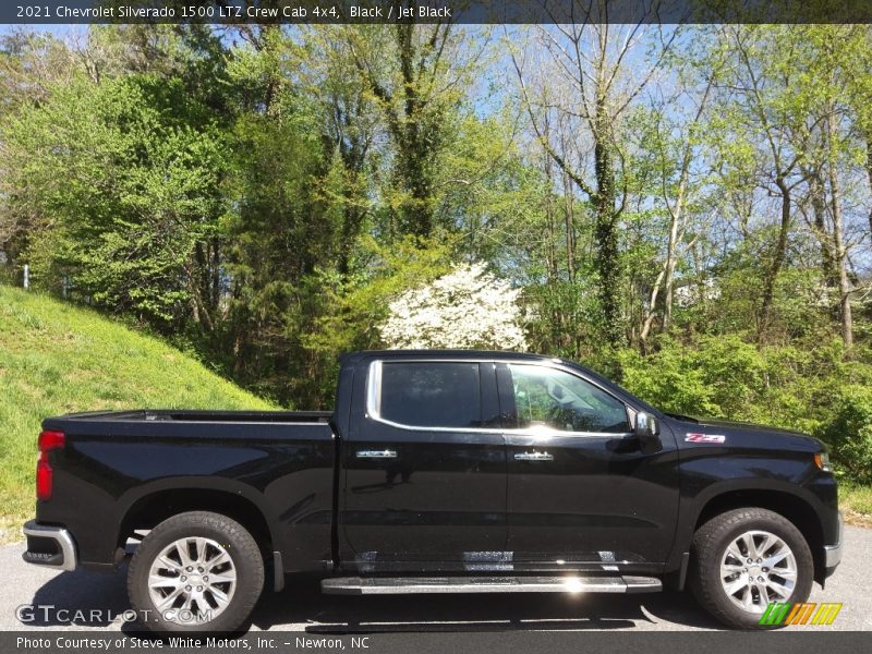 Black / Jet Black 2021 Chevrolet Silverado 1500 LTZ Crew Cab 4x4