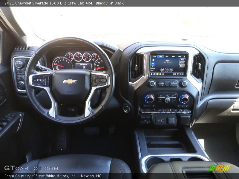Black / Jet Black 2021 Chevrolet Silverado 1500 LTZ Crew Cab 4x4