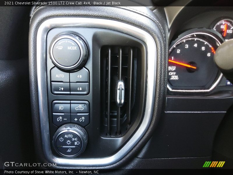 Black / Jet Black 2021 Chevrolet Silverado 1500 LTZ Crew Cab 4x4