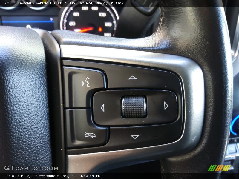 Black / Jet Black 2021 Chevrolet Silverado 1500 LTZ Crew Cab 4x4