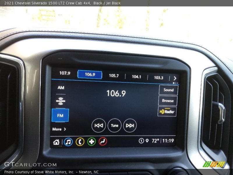 Black / Jet Black 2021 Chevrolet Silverado 1500 LTZ Crew Cab 4x4