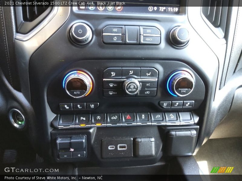 Black / Jet Black 2021 Chevrolet Silverado 1500 LTZ Crew Cab 4x4
