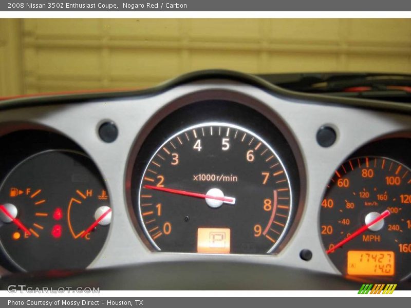 Nogaro Red / Carbon 2008 Nissan 350Z Enthusiast Coupe