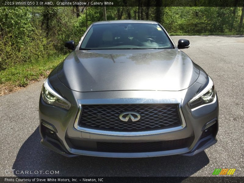 Graphite Shadow / Gallery White 2019 Infiniti Q50 3.0t AWD