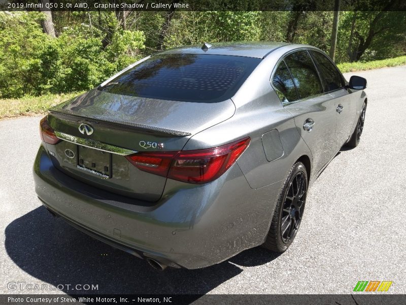Graphite Shadow / Gallery White 2019 Infiniti Q50 3.0t AWD