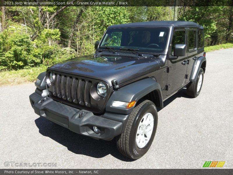 Granite Crystal Metallic / Black 2023 Jeep Wrangler Unlimited Sport 4x4