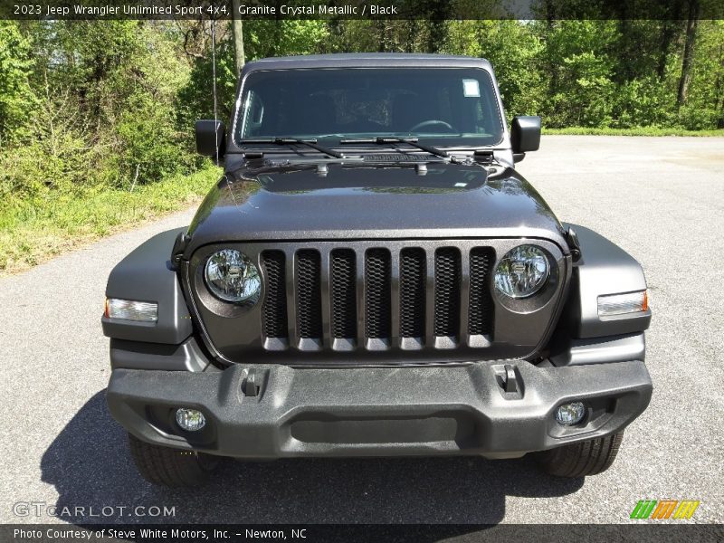 Granite Crystal Metallic / Black 2023 Jeep Wrangler Unlimited Sport 4x4