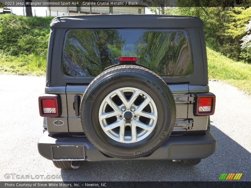 Granite Crystal Metallic / Black 2023 Jeep Wrangler Unlimited Sport 4x4
