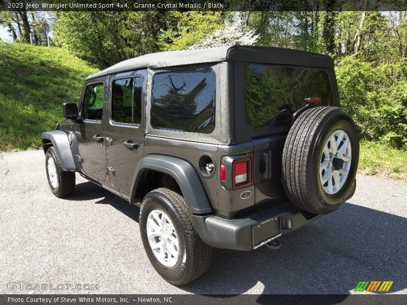 Granite Crystal Metallic / Black 2023 Jeep Wrangler Unlimited Sport 4x4