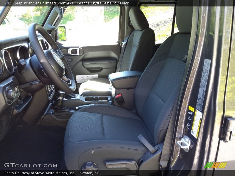 Granite Crystal Metallic / Black 2023 Jeep Wrangler Unlimited Sport 4x4