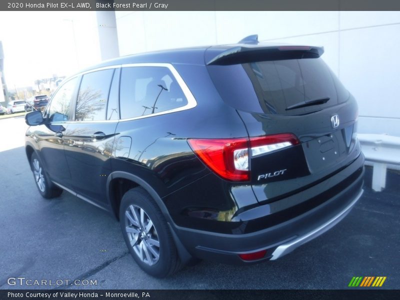 Black Forest Pearl / Gray 2020 Honda Pilot EX-L AWD