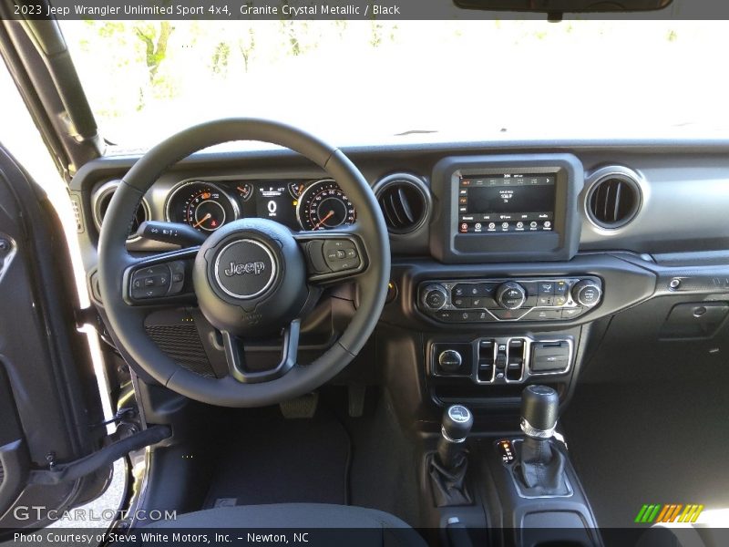 Granite Crystal Metallic / Black 2023 Jeep Wrangler Unlimited Sport 4x4