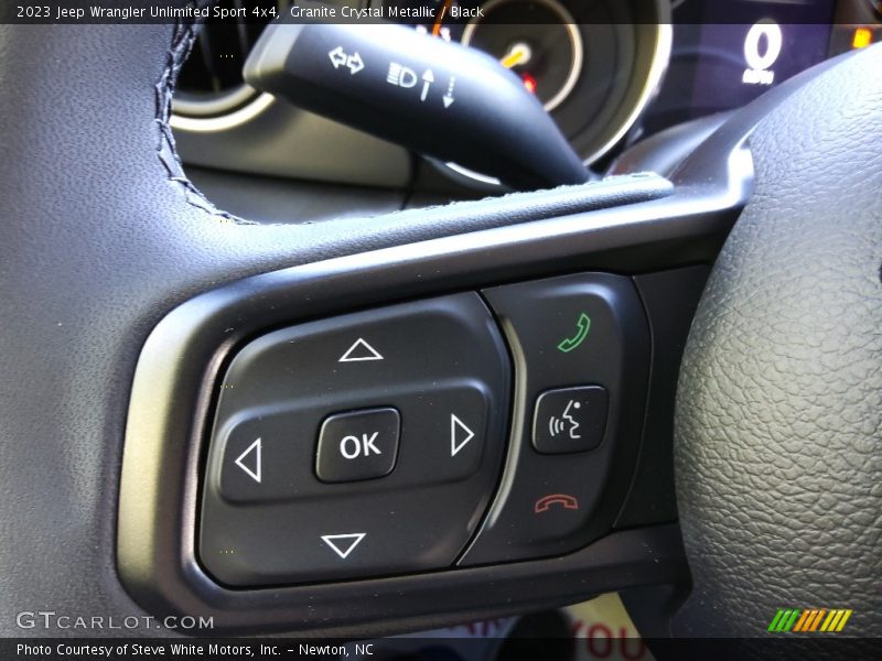 Granite Crystal Metallic / Black 2023 Jeep Wrangler Unlimited Sport 4x4
