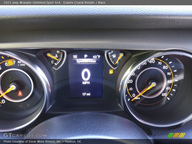 Granite Crystal Metallic / Black 2023 Jeep Wrangler Unlimited Sport 4x4