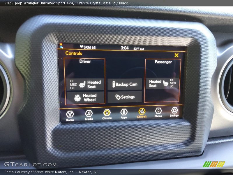 Granite Crystal Metallic / Black 2023 Jeep Wrangler Unlimited Sport 4x4