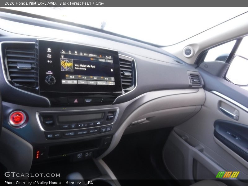 Black Forest Pearl / Gray 2020 Honda Pilot EX-L AWD