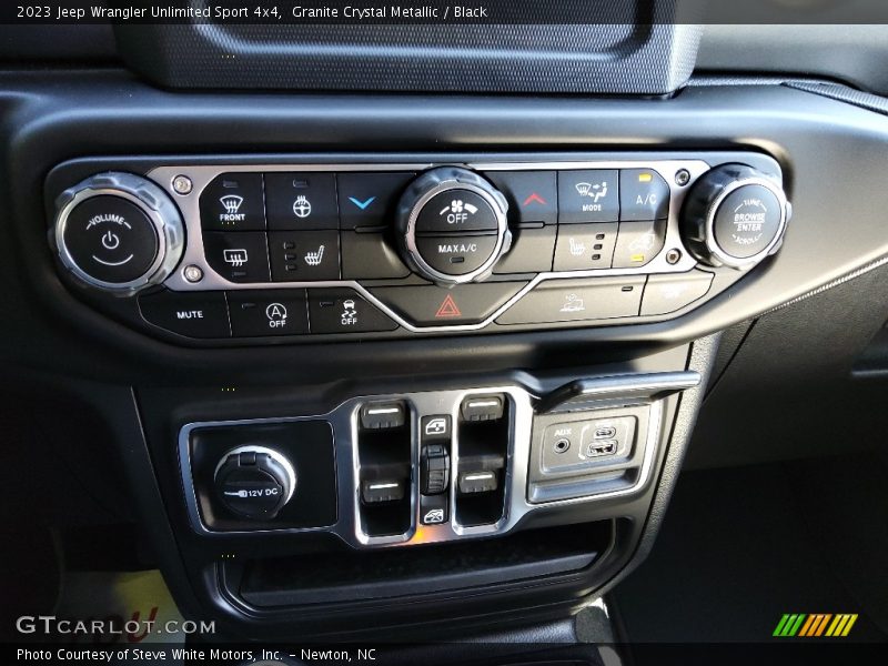 Granite Crystal Metallic / Black 2023 Jeep Wrangler Unlimited Sport 4x4