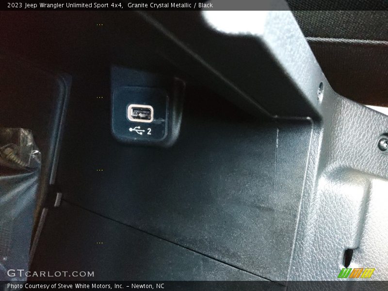 Granite Crystal Metallic / Black 2023 Jeep Wrangler Unlimited Sport 4x4