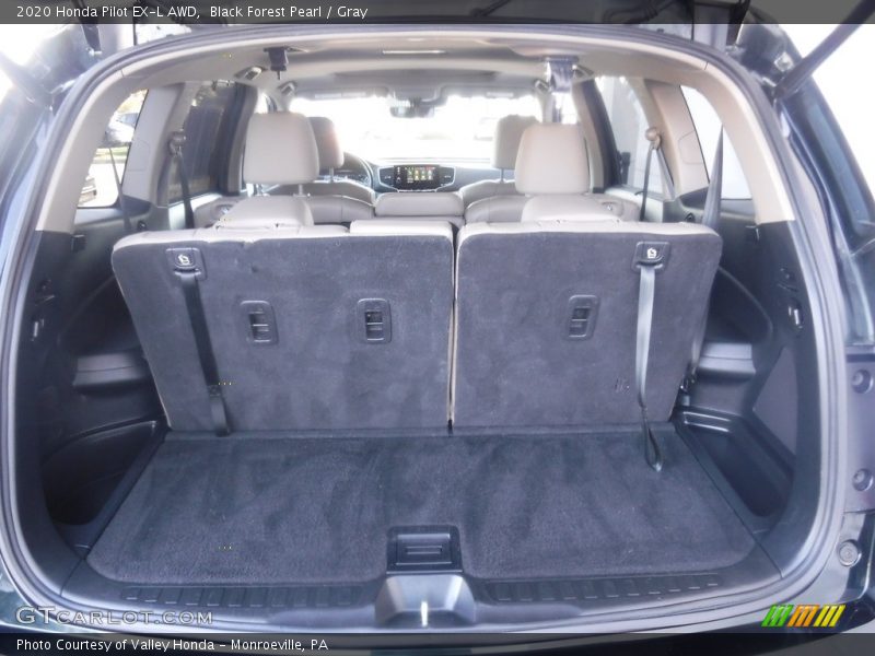 Black Forest Pearl / Gray 2020 Honda Pilot EX-L AWD