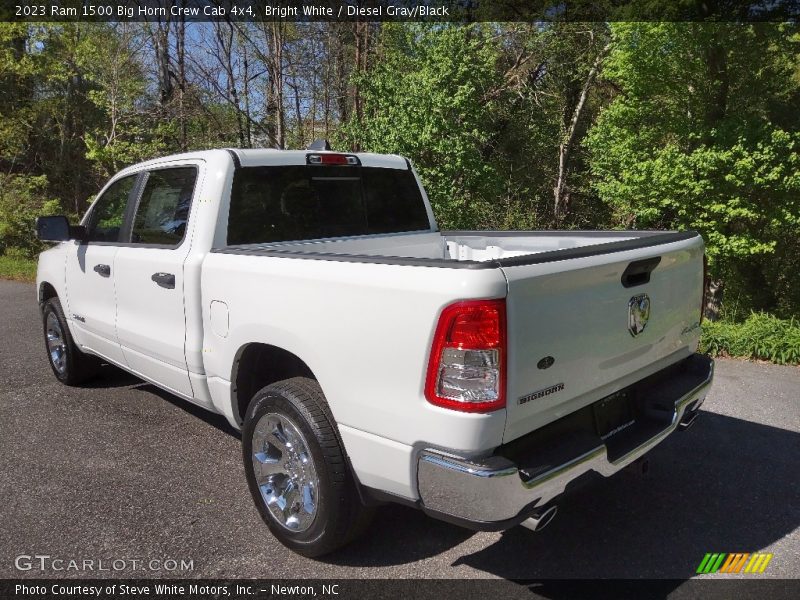 Bright White / Diesel Gray/Black 2023 Ram 1500 Big Horn Crew Cab 4x4