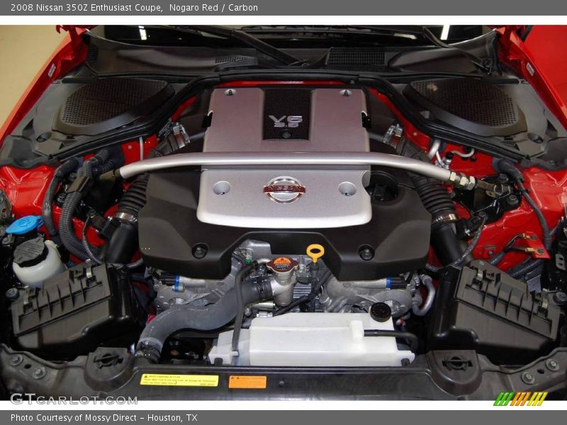 Nogaro Red / Carbon 2008 Nissan 350Z Enthusiast Coupe