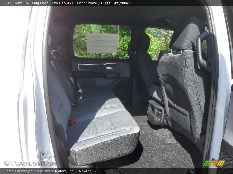 Bright White / Diesel Gray/Black 2023 Ram 1500 Big Horn Crew Cab 4x4