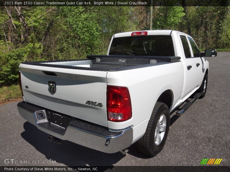 Bright White / Diesel Gray/Black 2023 Ram 1500 Classic Tradesman Quad Cab 4x4