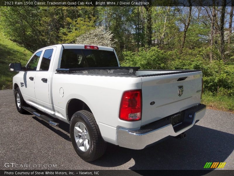 Bright White / Diesel Gray/Black 2023 Ram 1500 Classic Tradesman Quad Cab 4x4