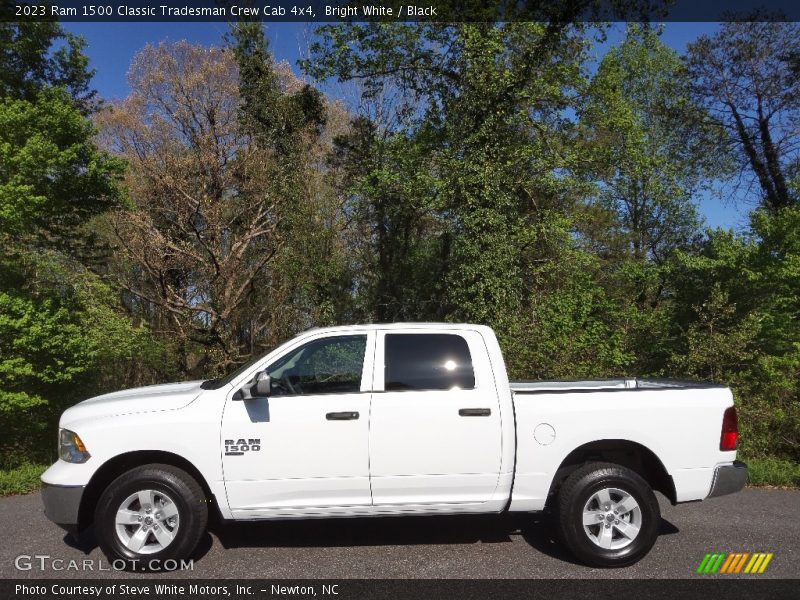 Bright White / Black 2023 Ram 1500 Classic Tradesman Crew Cab 4x4