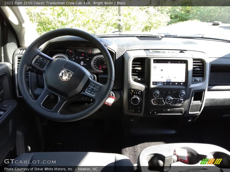 Bright White / Black 2023 Ram 1500 Classic Tradesman Crew Cab 4x4