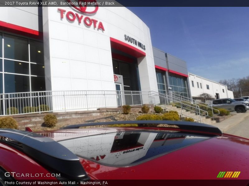 Barcelona Red Metallic / Black 2017 Toyota RAV4 XLE AWD