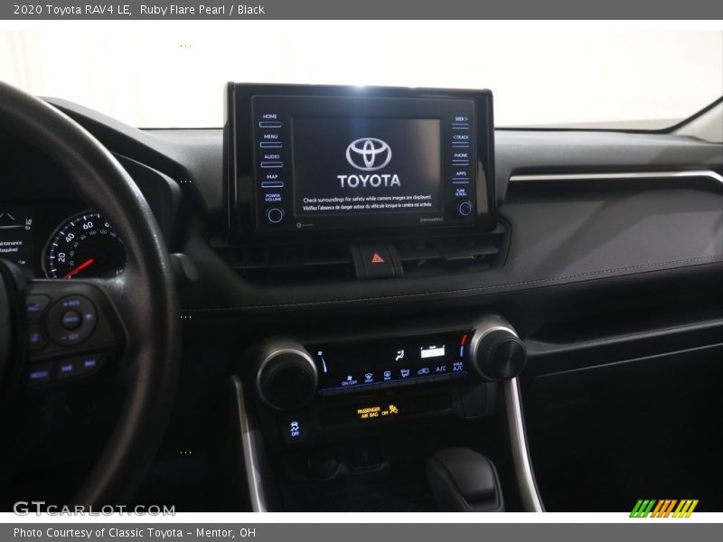 Ruby Flare Pearl / Black 2020 Toyota RAV4 LE