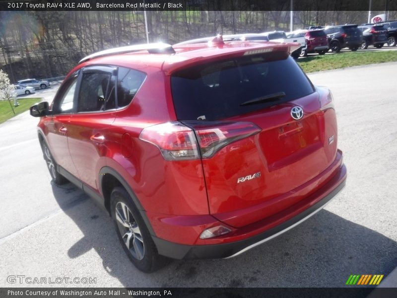 Barcelona Red Metallic / Black 2017 Toyota RAV4 XLE AWD
